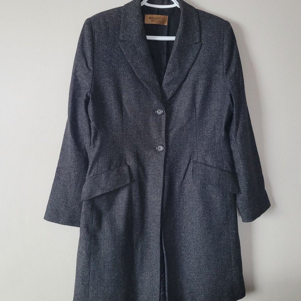 Vintage Bogato Wool Coat ~ Size 10